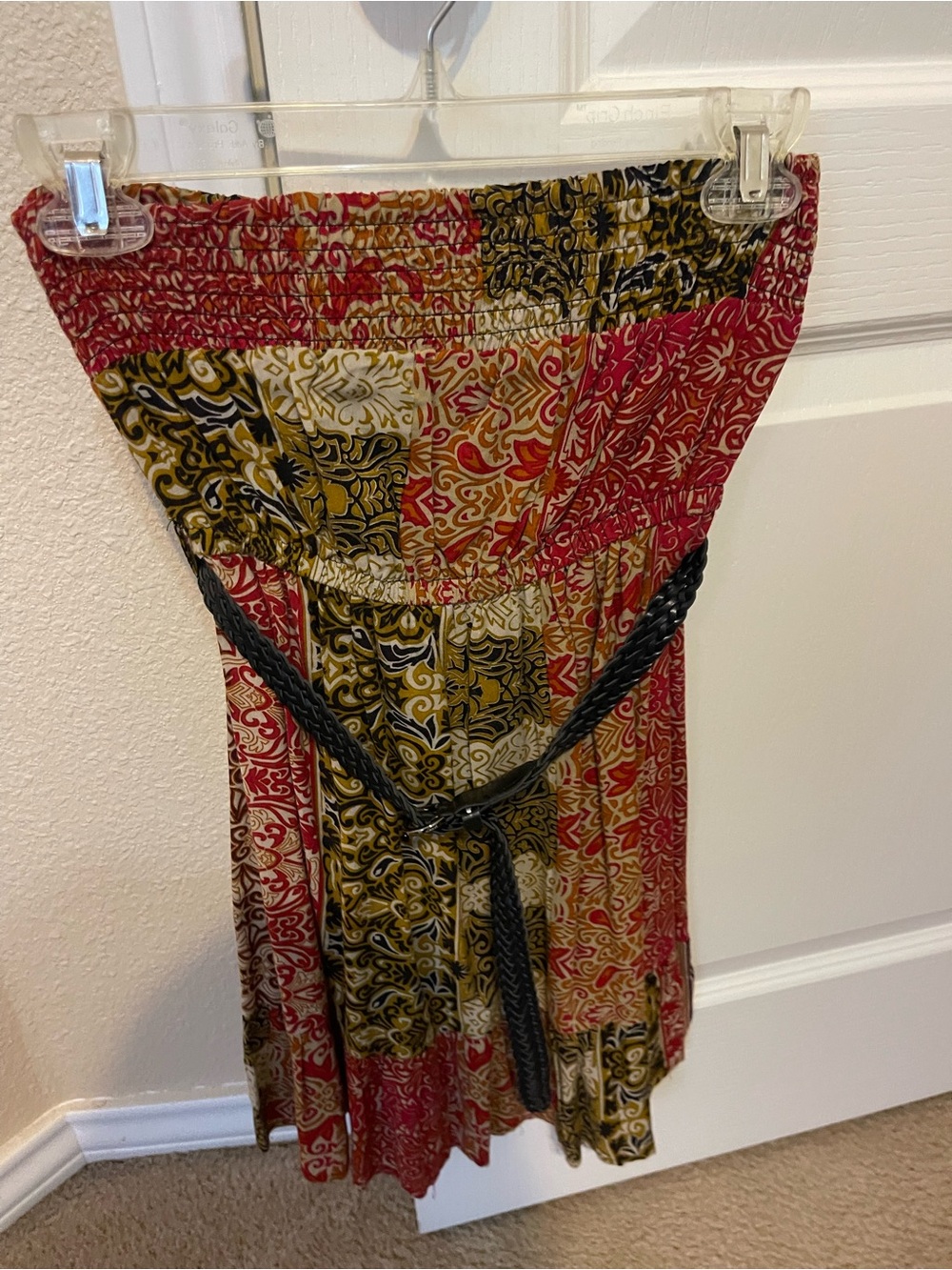 Patchwork boho dress